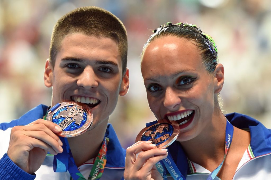 Nuoto: mondiali sincro, oro Italia nel duo misto